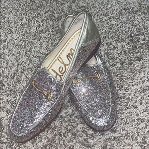 Sam Eldeman Glitter Loafers